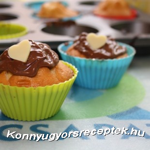 Mogyorókrémes muffin - KD módra recept