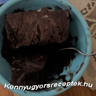 Étcsokis - kakaós jégkrém, csoki darabokkal recept