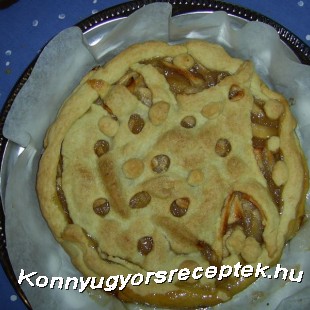 Amerikai almás pite recept